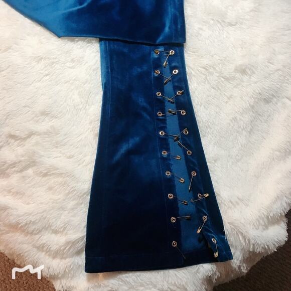 Angel Chen Women's Velvet Safety Pin Bell Jeans - Picture 8 of 8